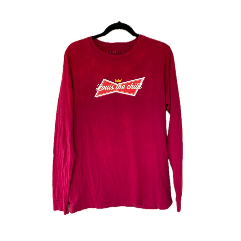 Louis the Child Limited Edition Long Sleeve T-shirt Budweiser Logo Design Large